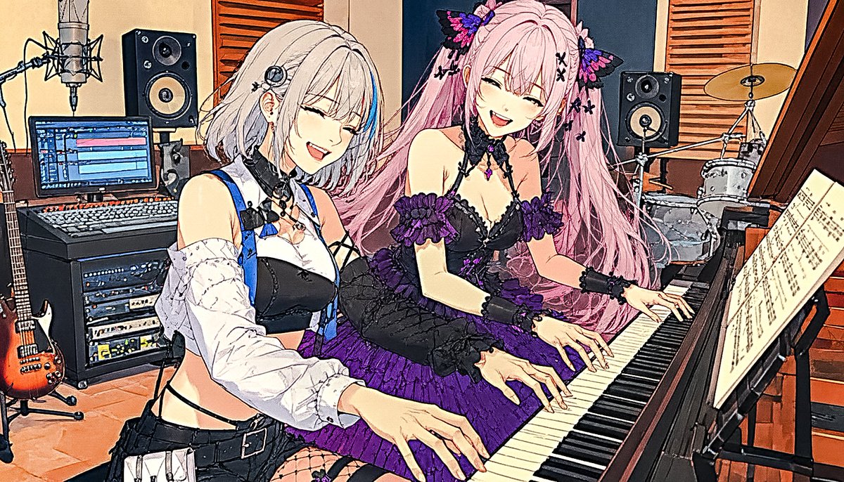ai67G5crPyjCRzQ's tweet photo. あおぎり高校 #千代浦蝶美 
#ゆうぎり高校 #篠崎シャノン
#AIイラスト https://t.co/ZrUL82YG47