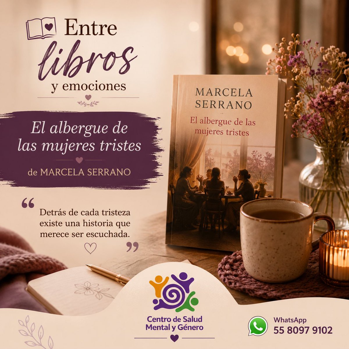 terapiaygenero's tweet photo. 📚 Este fin de semana, en Entre libros y emociones, te recomendamos Verdugo del amor, de Irvin D. Yalom.

Un libro que nos recuerda que detrás de cada síntoma hay una historia y que el vínculo y la escucha pueden abrir caminos de transformación.

#EntreLibrosYEmociones https://t.co/gz14SzFSdz