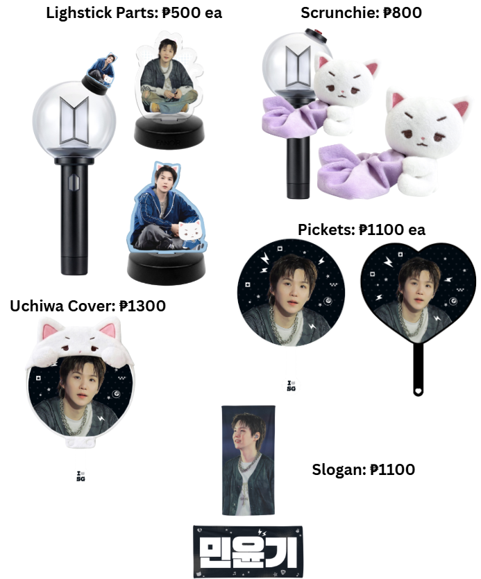 S0NIATIC's tweet photo. ꒰ wts lfb PH GO ꒱ #soniabentables   

Suga Cheering Kit by @ONE_REASON_JK
— prices (all in +lsf) included in photos  
— Accepting orders until June 23 (items may be soldout without prior notice)  
— 50% DP > Rembal on July 30  
— NETA July    

Reply mine + item + qty https://t.co/0eI02RDOPt