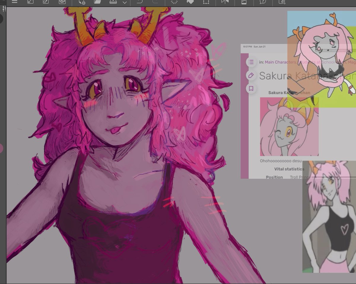 splatoonsoap's tweet photo. this is my oc Sakura #homestuck https://t.co/52YRExFRVP