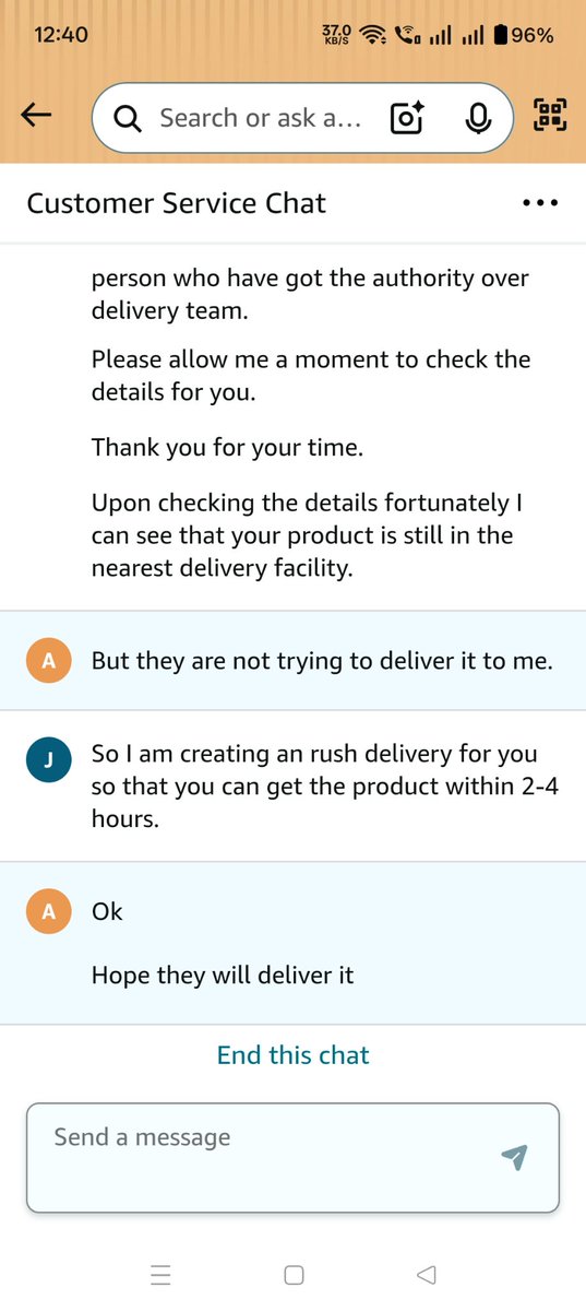 ArjunSalim's tweet photo. @amazonIN Still not got the product still now. https://t.co/SY0IbqBI0S