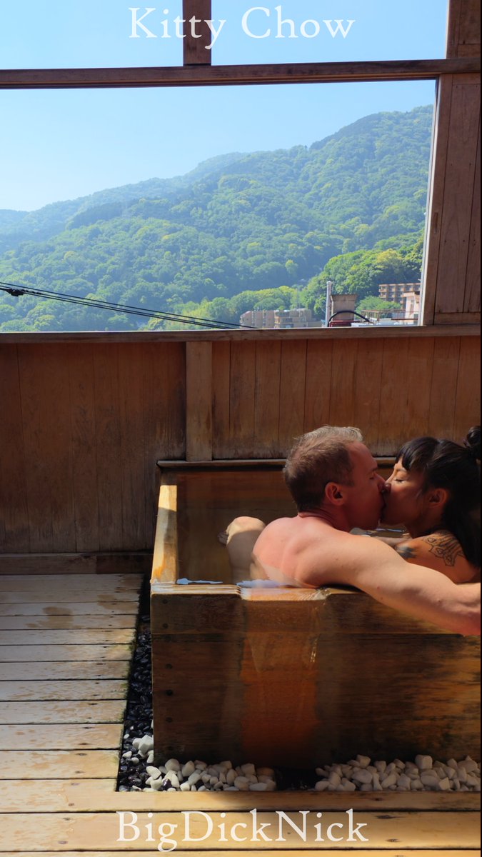 BigDikNickxxx's tweet photo. This friday 6/26! Join @MsKittyChow and I in our private Onsen fucking while overlooking the mountains. Our hottest scene yet! 🥵 https://t.co/FF1EyFW9uo