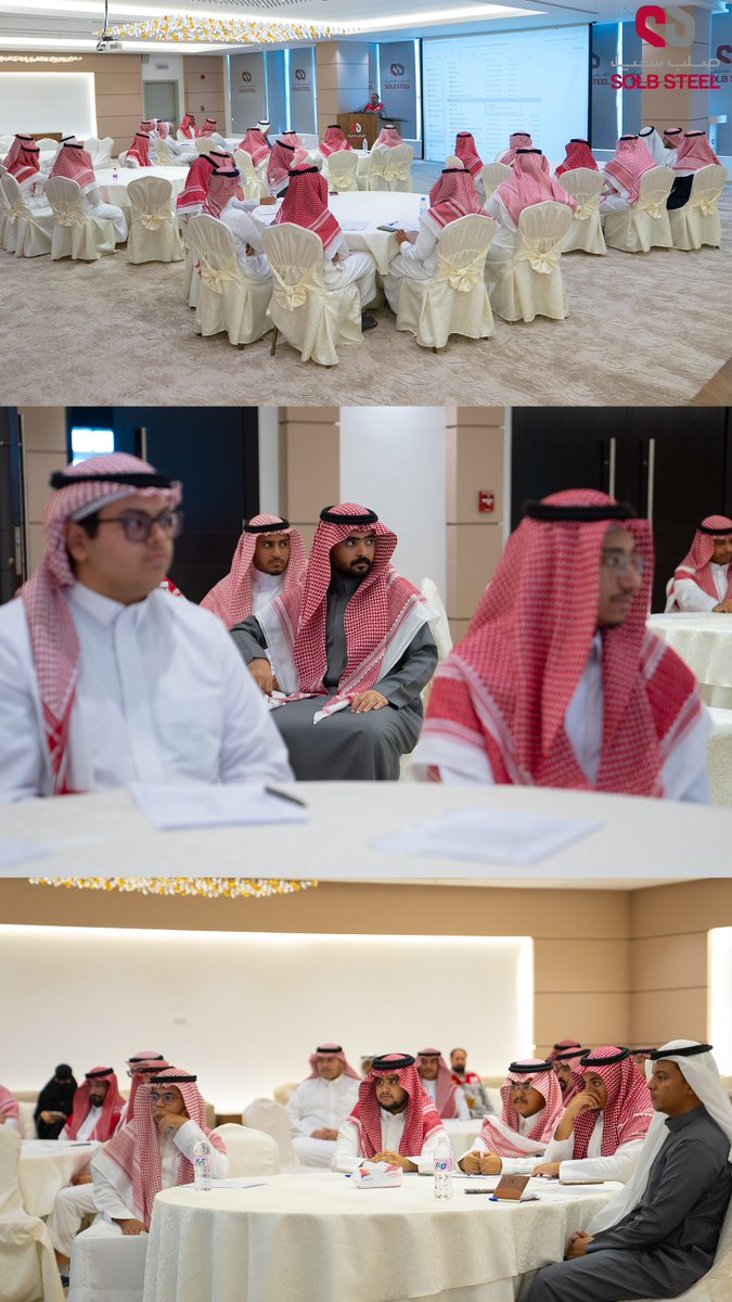 solbsteelc's tweet photo. يسر صلب ستيل أن ترحب بطلاب وطالبات جامعة جازان ضمن برنامج التدريب التعاوني، بهدف تمكينهم من اكتساب الخبرات العملية وربط المعرفة الأكاديمية ببيئة العمل الصناعية.

نتمنى لجميع المتدربين تجربة مثرية ومثمرة، وبداية موفقة لمسيرتهم المهنية.

#صلب_ستيل #جامعة_جازان #التدريب_التعاوني https://t.co/T5IXSCp4k1