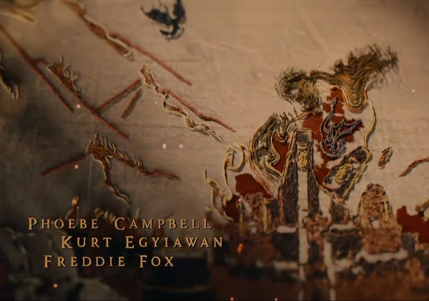 WifeofSerGwayne's tweet photo. Freddie Fox's name in the credits ❤️ https://t.co/scKS6aPq7b