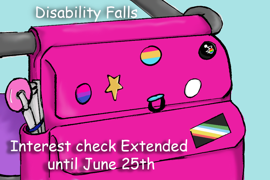 DisabilityFalls's tweet photo. INTEREST CHECK EXTENDED! 

Come celebrate Disability Pride through the lens of Gravity Falls with us! IC Closes on June 25 at 11:59 PM EST.

Interest Check: https://t.co/rX7INSOAZD

Info Doc: https://t.co/SxCud06vWD

#gravityfalls #pride #disabilitypride #fanzine #interestcheck https://t.co/ekAftBkKl5