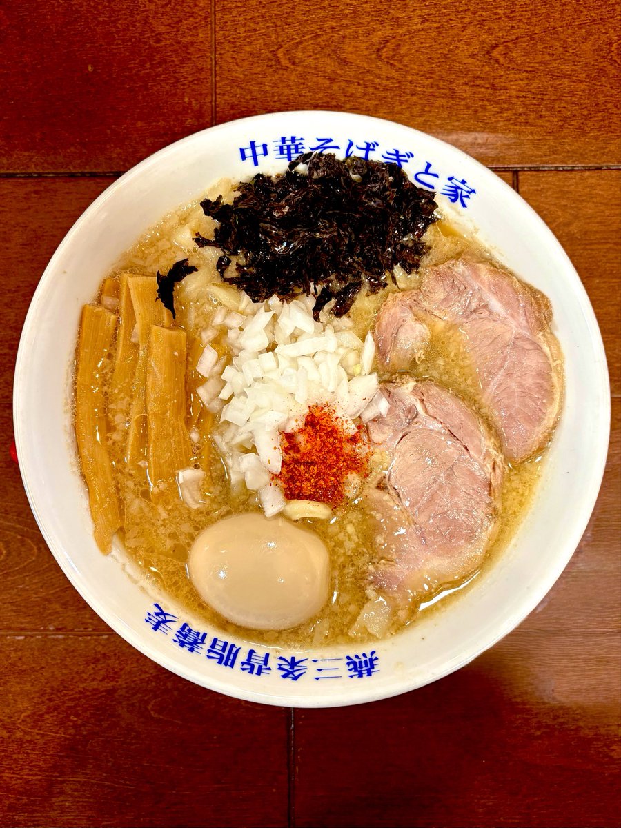 romeo_iocifalla's tweet photo. 燕三条中華そば
ぎと家 武里本店@春日部市
中華そば Tp味玉 🆓一味唐辛子
🌟極上の一杯💯 https://t.co/1SAeCRtGtY