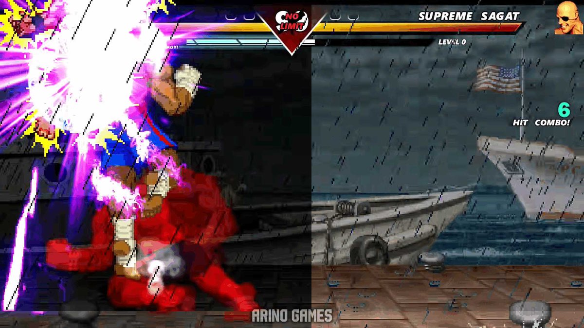 MayaWitch's tweet photo. MASTER KEN VS SUPREME SAGAT! https://t.co/mX0QihxrCy 両者共に良い感じのカスタマイズですね #MUGEN #ArinoGames #StreetFighter #MasterKen #SupremeSagat #KenMasters #Sagat https://t.co/415ATuwTj6