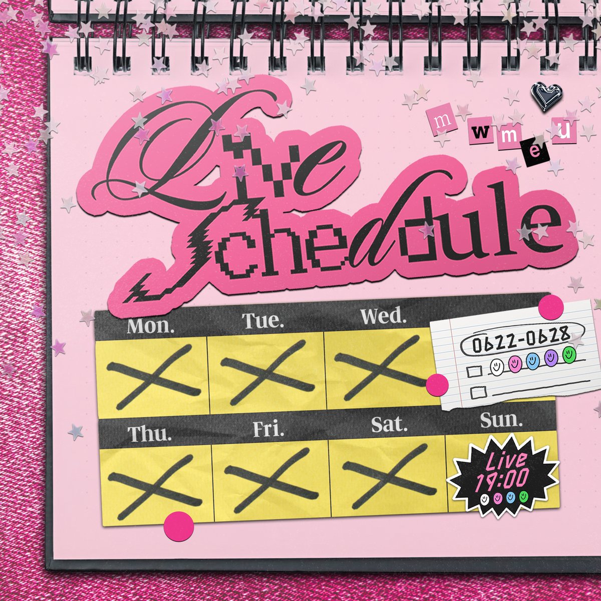 mwmeu_bereo's tweet photo. [#MWMEULiveSchedule]

아이돌 뮤, 이대로 괜찮은가?
본격 초심찾기 프로젝트 🐵🐱

🖤🩷🩵💚 26.06.28 (SUN) 19:00 KST
🔗 https://t.co/37DLdGAU0r

#MWMEU #뮤 https://t.co/0ibV02heJZ