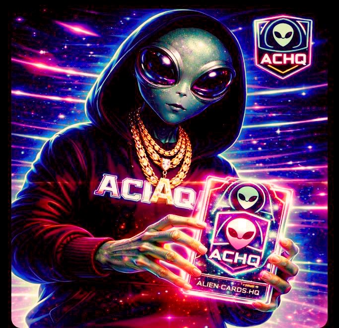AlienCardsHQ's tweet photo. @thepokestudio_ @brett_devito @veefriends @garyvee Only one Alpha @AlienCardsHQ #ACHQ #TheHobby #SportsCards #Ball https://t.co/GeYG6GA9id