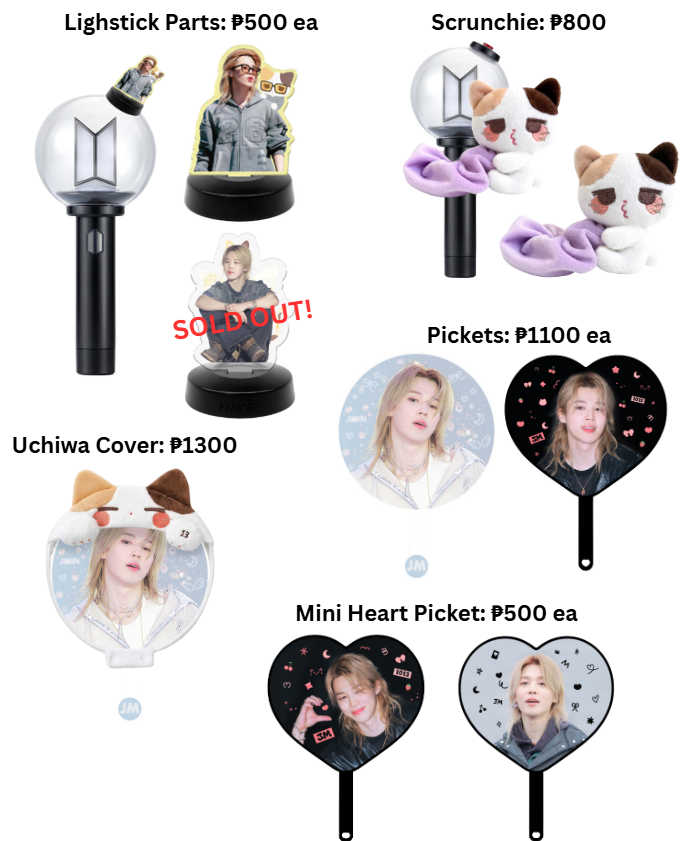 S0NIATIC's tweet photo. ꒰ wts lfb PH GO ꒱ #soniabentables         

Jimin Cheering Kit by @ONE_REASON_JK
— prices (all in +lsf) included in photos     
— Accepting orders until June 23 (items may be soldout without prior notice)    
 — 50% DP > Rembal on July 30
— NETA July

Reply mine + item + qty https://t.co/zGd7pBFEgX