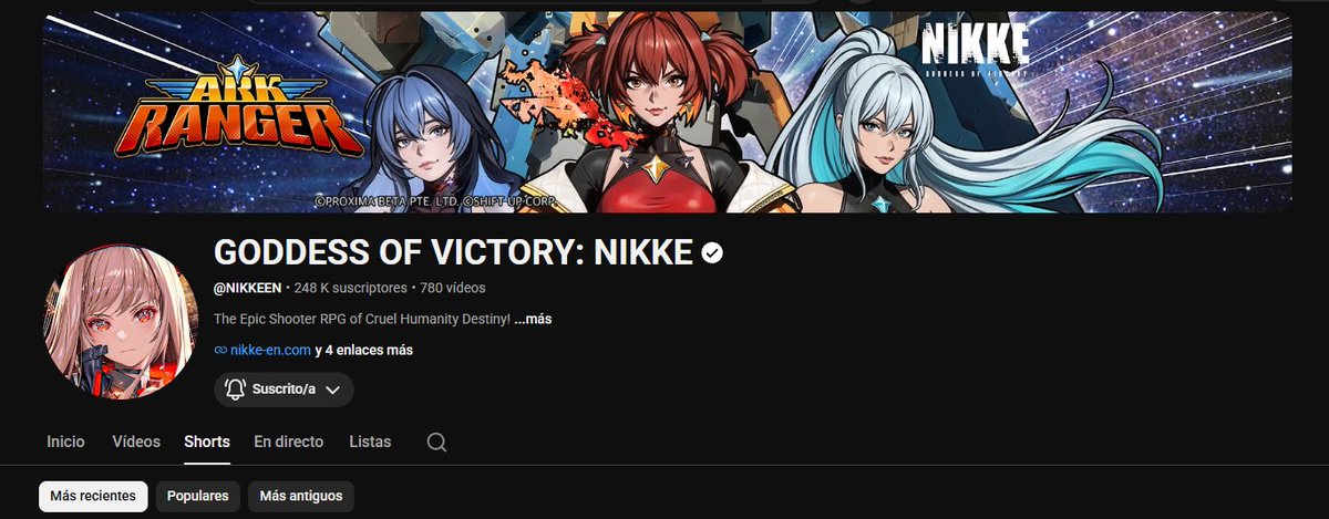 Jhossbert's tweet photo. @NIKKE_en Done! #NIKKEYouTube https://t.co/jtFQf7FNH4