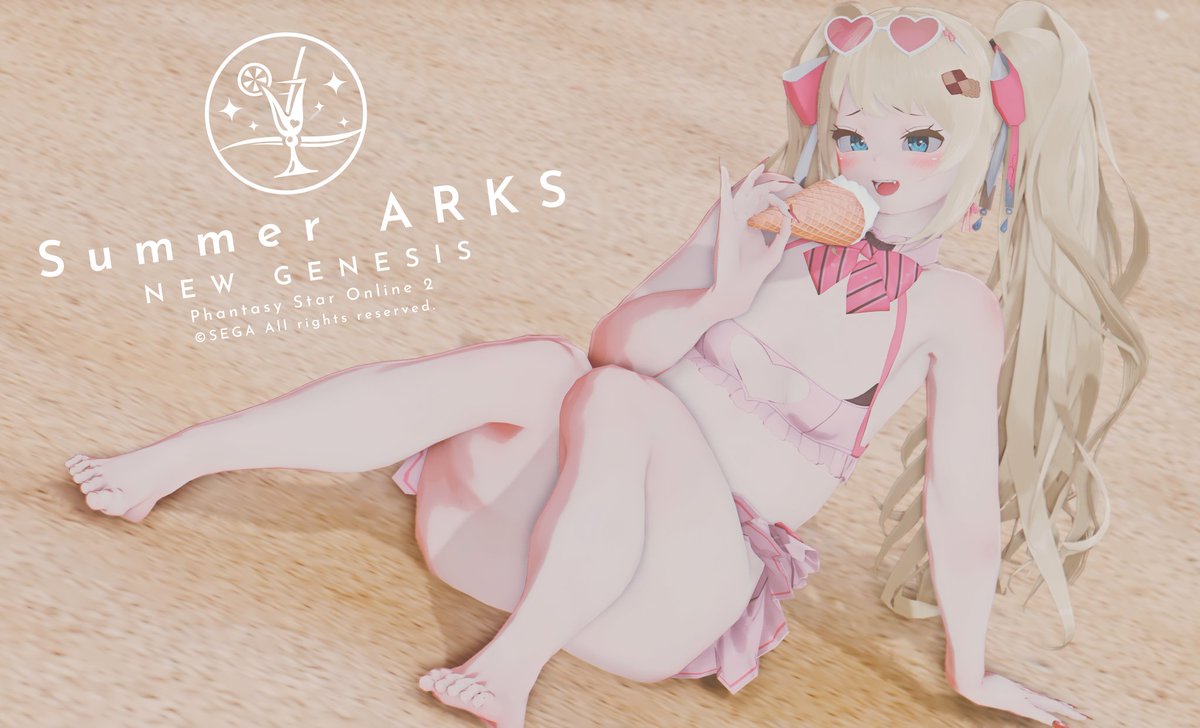Marine_marinne's tweet photo. お昼のもう一枚📷️
🍑と🍦のコンビネーションだー

#ぷそけつようび
#PSO2NGS_SS #ma7ロゴ https://t.co/X31tAaEIne