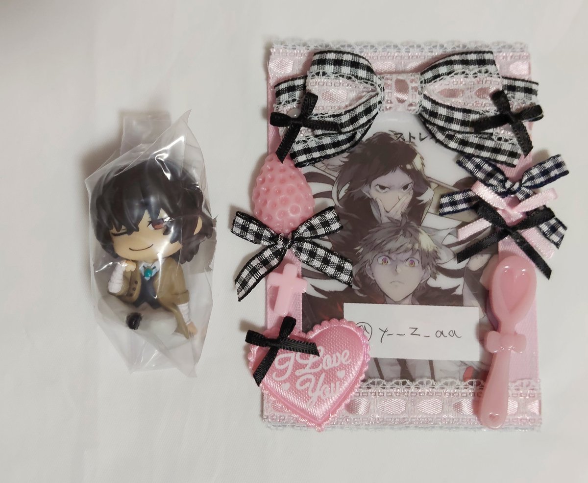 y__z_aa's tweet photo. 【交換】文豪ストレイドッグス 文スト 肩ズン ガチャ

譲▹▸だざい

求▹▸なかじま

2つ求めているため、1点定価にて買取させていただける方も探しております。

郵送交換のみ。
初回の方プロフ一読お願いいたします。
お気軽にお声がけください🌷 https://t.co/tB25VsyNEl