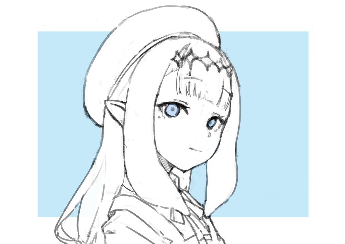 Reim1K's tweet photo. Ina face practice 
WIP
#いなート #inART https://t.co/fagiS7bcD0