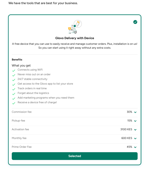 Vicky_taar's tweet photo. @glovo , these fees are nothing but punitive and what can only be referred to as corporate greed.

I have no option now but to charge double for Glovo orders compared to what I charge for walkins.

@GlovoKenya https://t.co/gqua4X0zCv