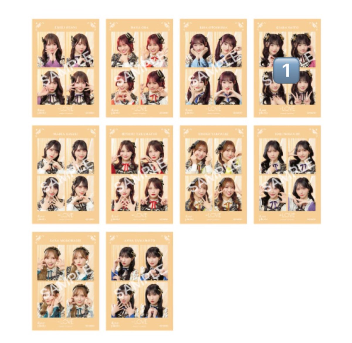 ccmmaa22's tweet photo. イコラブ ＝LOVE ミニフォト IDフォト 4カット 交換 トレ 

譲▶︎画像参照
求▶4カット髙松(レコ大衣装)>その他髙松(IDは過去のみ)
異種での交換も可能です🙇‍♀️

郵送でのお取引希望しています❕

郵送トレ初心者です🔰 https://t.co/WWd4RFEFk5
