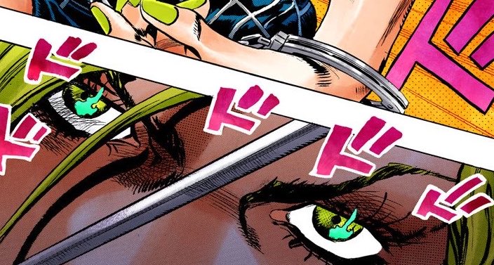 buccigang's tweet photo. I love dark determination panels they have so much aura https://t.co/1qThG6mcig