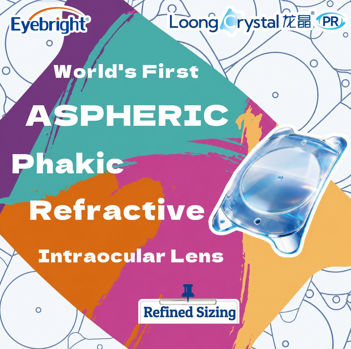 Eyebright2010's tweet photo. Since no two eyes are the same, we believe that the next generation of refractive surgery relies on precision treatment. Eyebright presents the Loong Crystal™ phakic refractive intraocular lens, offering a total of 10 models for moderate to severe myopia. https://t.co/1tp9tGLinU