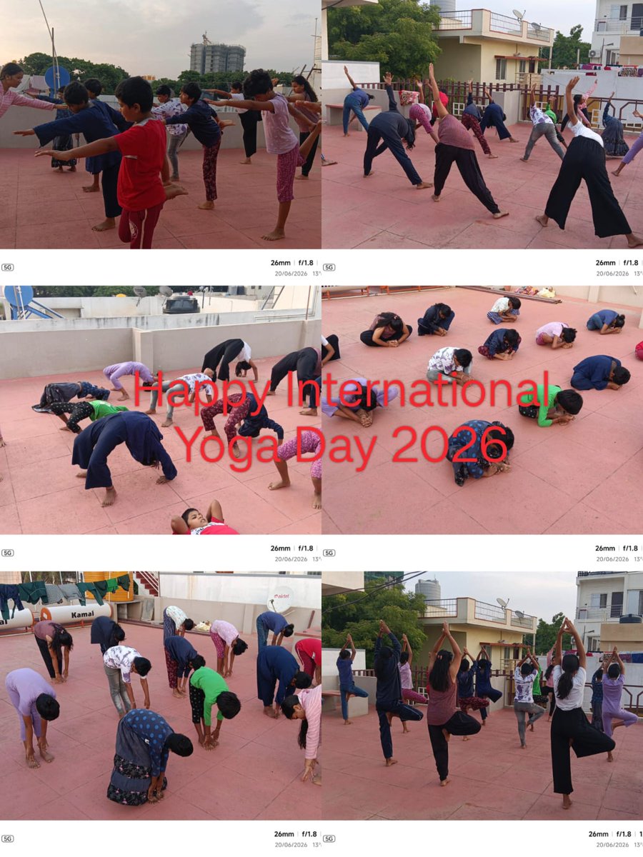 Naveentweeting's tweet photo. Healthy habits begin early.

Children at Kritagyata Trust celebrated #InternationalYogaDay2026 by embracing yoga, mindfulness, and wellness. A few minutes of yoga every day can lead to a lifetime of health.
https://t.co/PFNx9cqgOs  #YogaDay #Yoga #Wellness #KritagyataTrust #ngo https://t.co/38bW8xjWZT