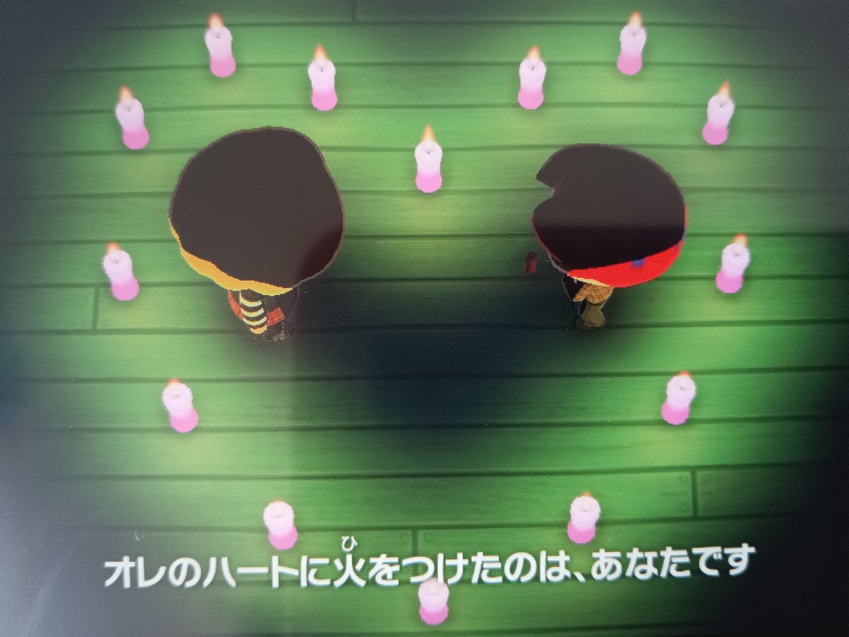 052_cloud's tweet photo. ＃カグトピア島絵日記

（※今回は絵ではなく直撮りした画像です）
今日のトモコレ。
【悲報】ムツキ、片思いしてたカイに告白するも乱入してきたネネ（同じくカイに片思いしてた）に敗北。それによってネネに片思いしてるソラの失恋が確定。

…親世代より子世代の方が混沌としてるってどう言う事？ https://t.co/02qcsxa8sV