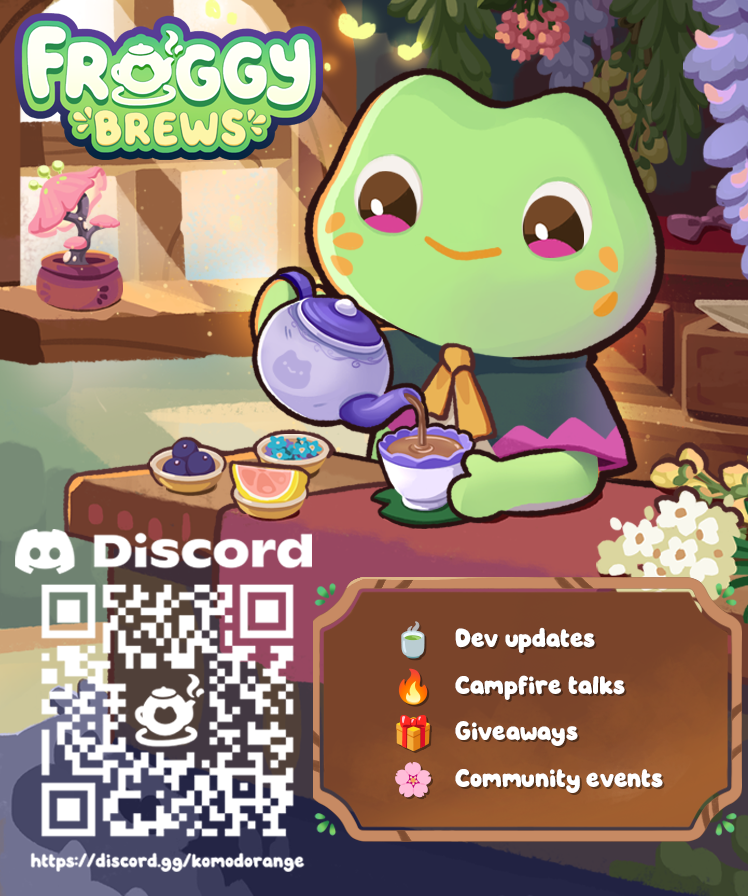 Froggy Brews 🐸🍵 | DEMO OUT NOW ON STEAM! tweet media
