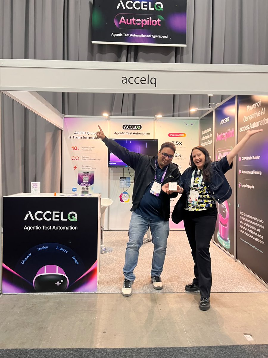 ACCELQ's tweet photo. Last week, we came to Oslo for @esconfs to talk about the future of testing.

A huge thank you to our customers, partners, and everyone who stopped by the ACCELQ booth.

Until next time. 👋

#EuroSTAR2026 #EuroSTARConf #ACCELQ #SoftwareTesting https://t.co/rkEWvjyBnW
