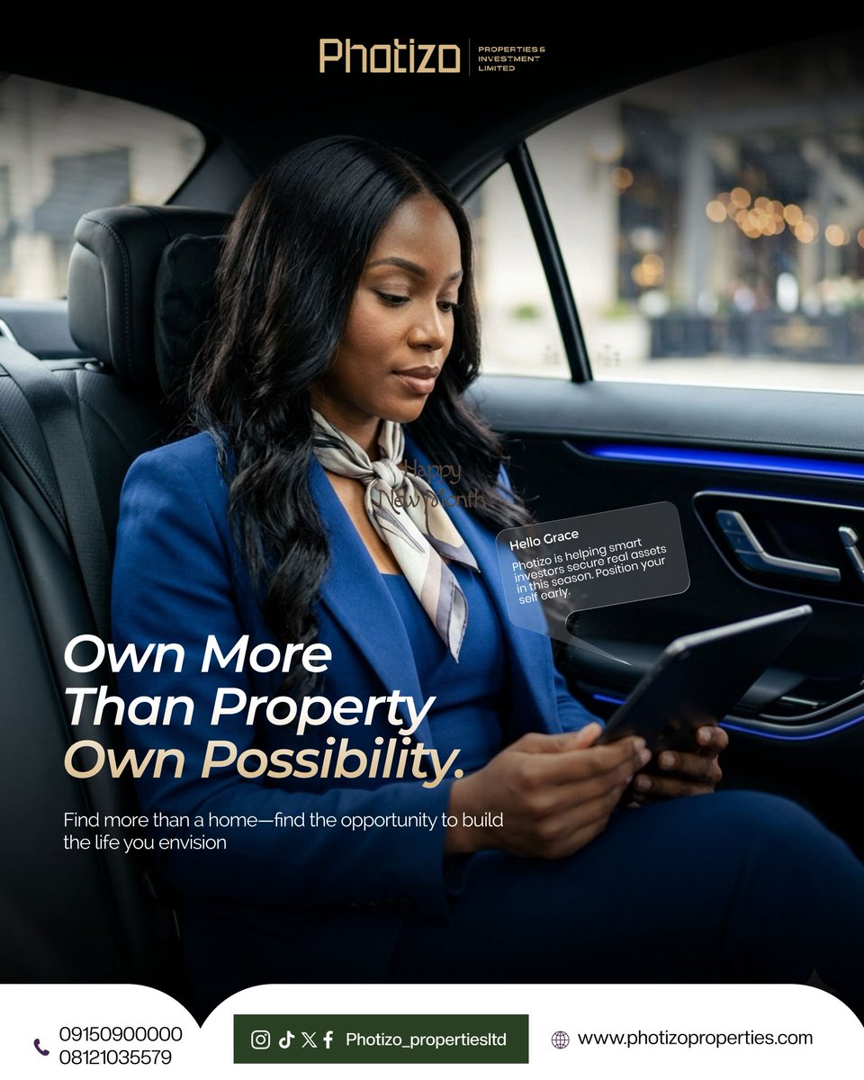 Photizo_Pro1's tweet photo. Own more than property , own possibility https://t.co/T2Ft6UHhPC