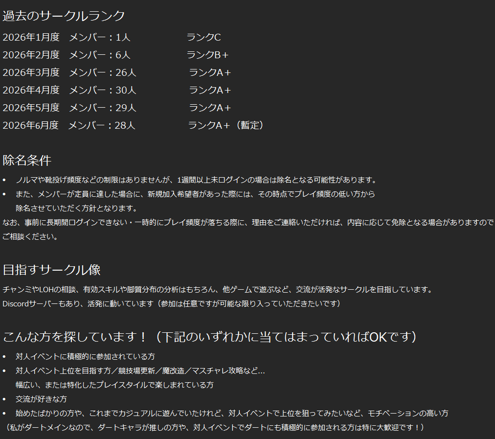 sp_shiroe's tweet photo. 7月度加入のメンバーを2名募集してます！
詳細は添付画像をご確認の上、リプかDMにご連絡ください🙇‍♂️

#ウマ娘サークル募集
#ウマ娘サークルメンバー募集 https://t.co/lF8K5l82us