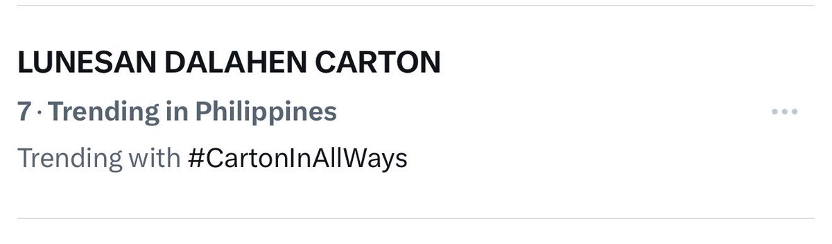 JessieTakada's tweet photo. Kung alam nyo lang kung ilang meetings ang minove ko for this TP CarTon!! HAHAHAH pero dahil love ko kayo itaas pa to at ipasok sa no. 5 again kahit walang ayuda at ganap napatrend natin 

LUNESAN DALAHEN CARTON
LUNESAN DALAHEN CARTON
LUNESAN DALAHEN CARTON
#CartonInAllWays https://t.co/4eRo4NKZ2E