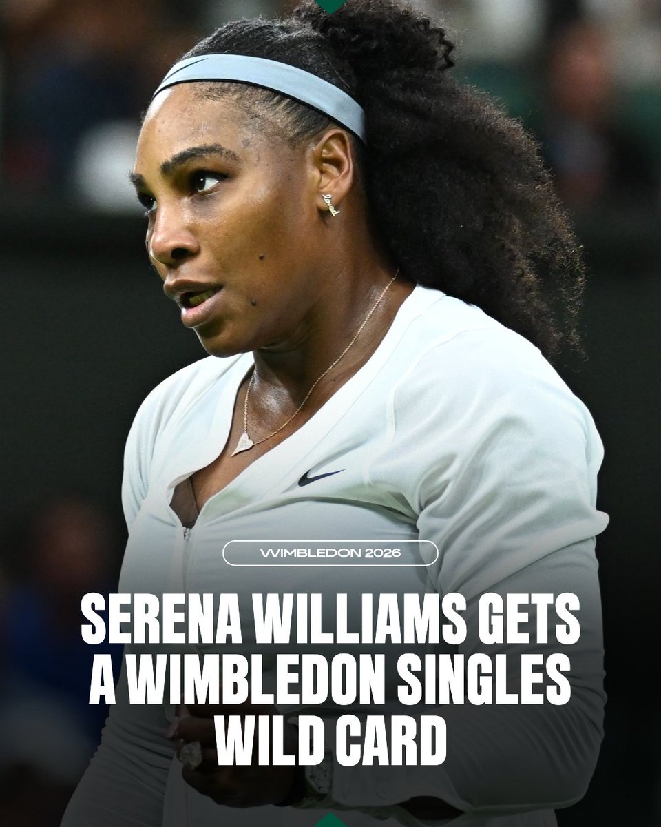 rolandgarros's tweet photo. 7-time Wimbledon singles champion confirmed as a wild card ✅

#Wimbledon https://t.co/CWr4uisZBu