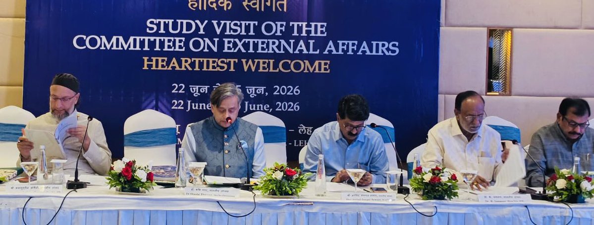 ShashiTharoor's tweet photo. Had a detailed meeting of the Parliamentary Standing Committee on External Affairs in Jammu this morning, reviewing the work of the Regional Passport Office (RPO) and the Passport Seva Kendras (PSKs). We asked some tough and probing questions about passport issuance to their representatives and to those of the Police, CID and Postal Department. Some of the unconscionable delays in processing, police verification and issuance of passports were flagged and discussed. Improvements have been promised.