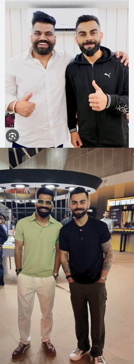 aditya2822gupta's tweet photo. @TechnicalGuruji @imVkohli The transformation over these six years is incredible. Both of you are aging like fine wine 🙌✨ https://t.co/gb5INDXJj5