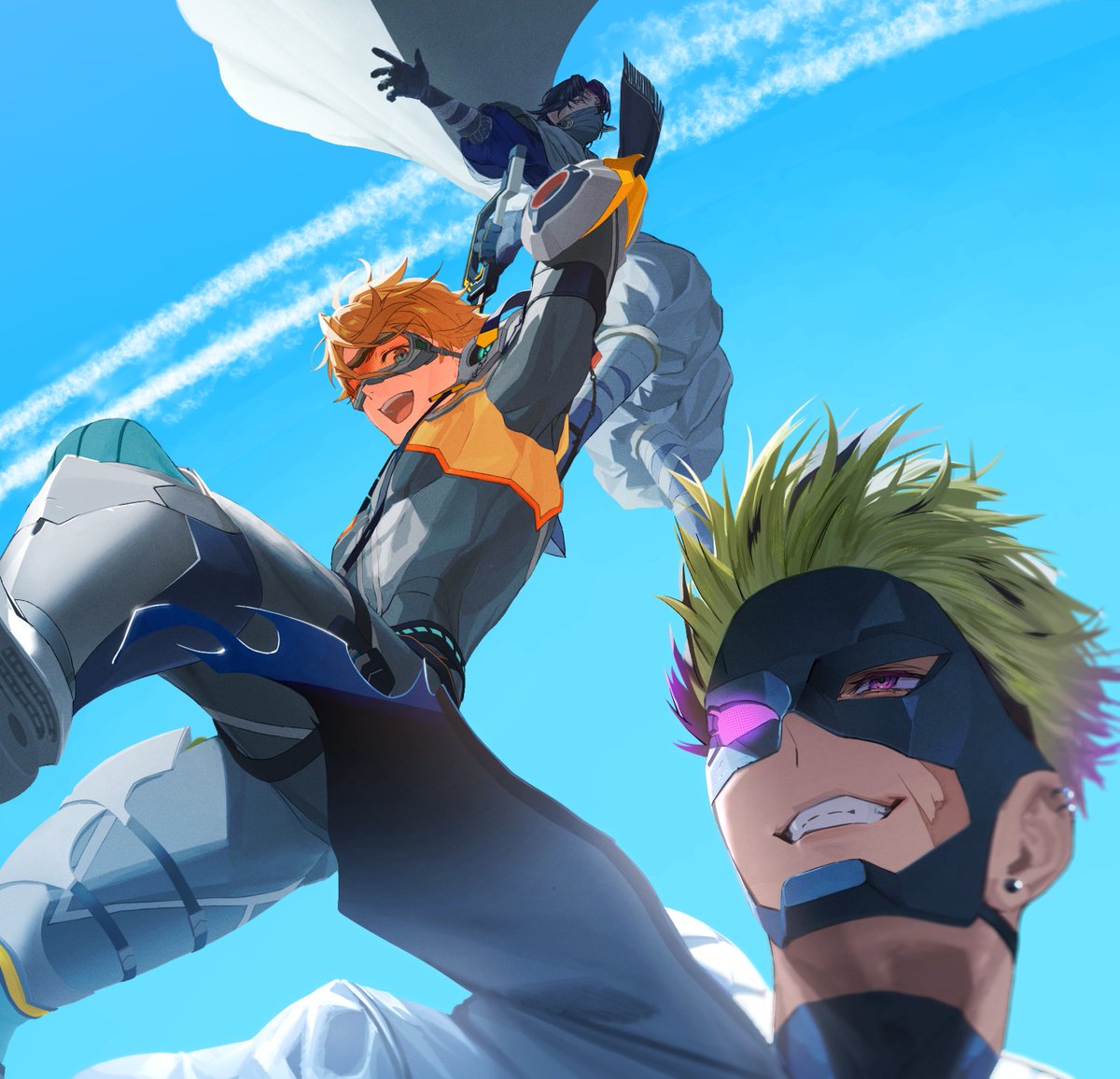 So_un_So's tweet photo. #Krisis3rdStrike 
Happy 3rd anniversary! 🎉
I’ll post the uncropped full version at a later date… (I didn’t manage to get it ready in time 😭) https://t.co/cSN7PsViht