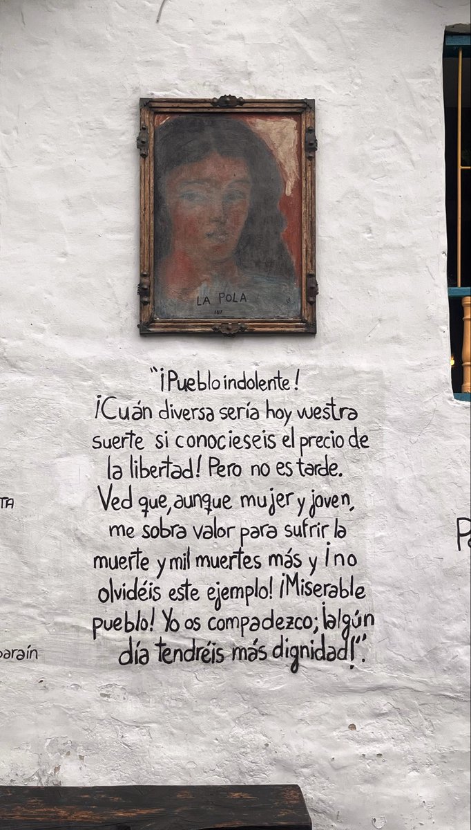 jenvalentinog's tweet photo. 200 años y estas palabras de La Pola siguen vigentes. ¡Pueblo indolente! https://t.co/thjIql37pH