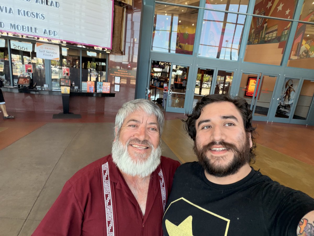 Booker25617's tweet photo. Took my dad to see Toy Story 5, my dad really enjoyed it. He’d never experienced going to the movies theater when he was younger so I’m glad he really enjoyed it. https://t.co/uDL1EqBm7a