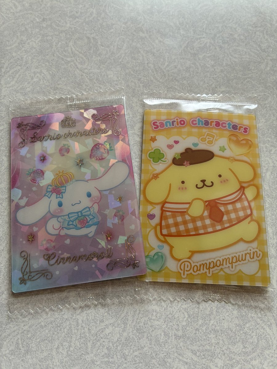 a_kotoha62's tweet photo. 今日運がいいのかなあ…

サンリオのウエハース、諦めかけてたシナモのスペシャルカード…余ってたのを買ったら…出た… https://t.co/zphCK2y7hM