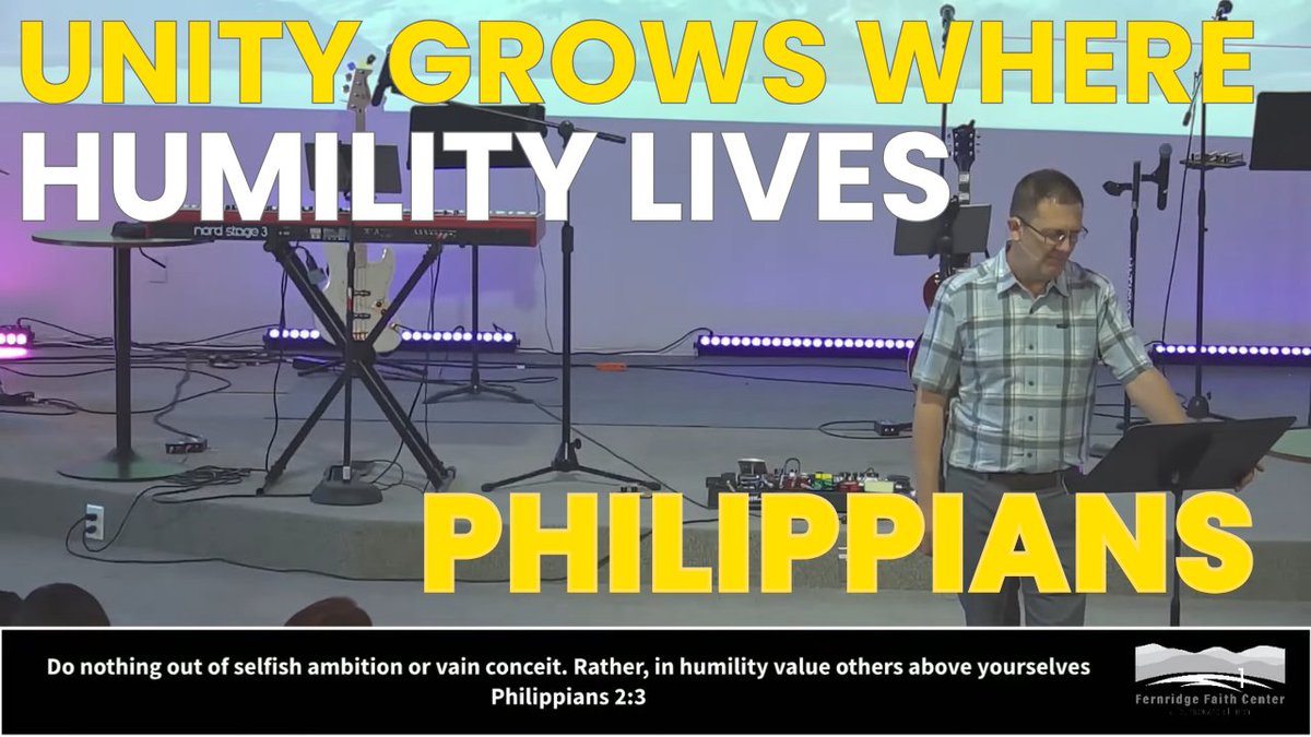 FRFaithCenter's tweet photo. June 21 2026 | Pastor Paul Gangle | Philippians - Unity Grows Where Humility Lives
Website: https://t.co/fDb1MqgwbK
Unity grows where humility lives! God uses each of our gifts and abilities to be about building up His Kingdom. https://t.co/XQ3Ae2CkJ6