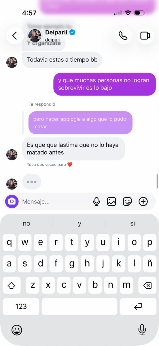 cereci_ta's tweet photo. @salmasinese lo que contestó cuando le dije que hacer apología a una condición que tiene una persona para demostrar su postura política era caer muy bajo porque era burlarse algo muy delicado y me dijo esto: https://t.co/Lngw0aZ220