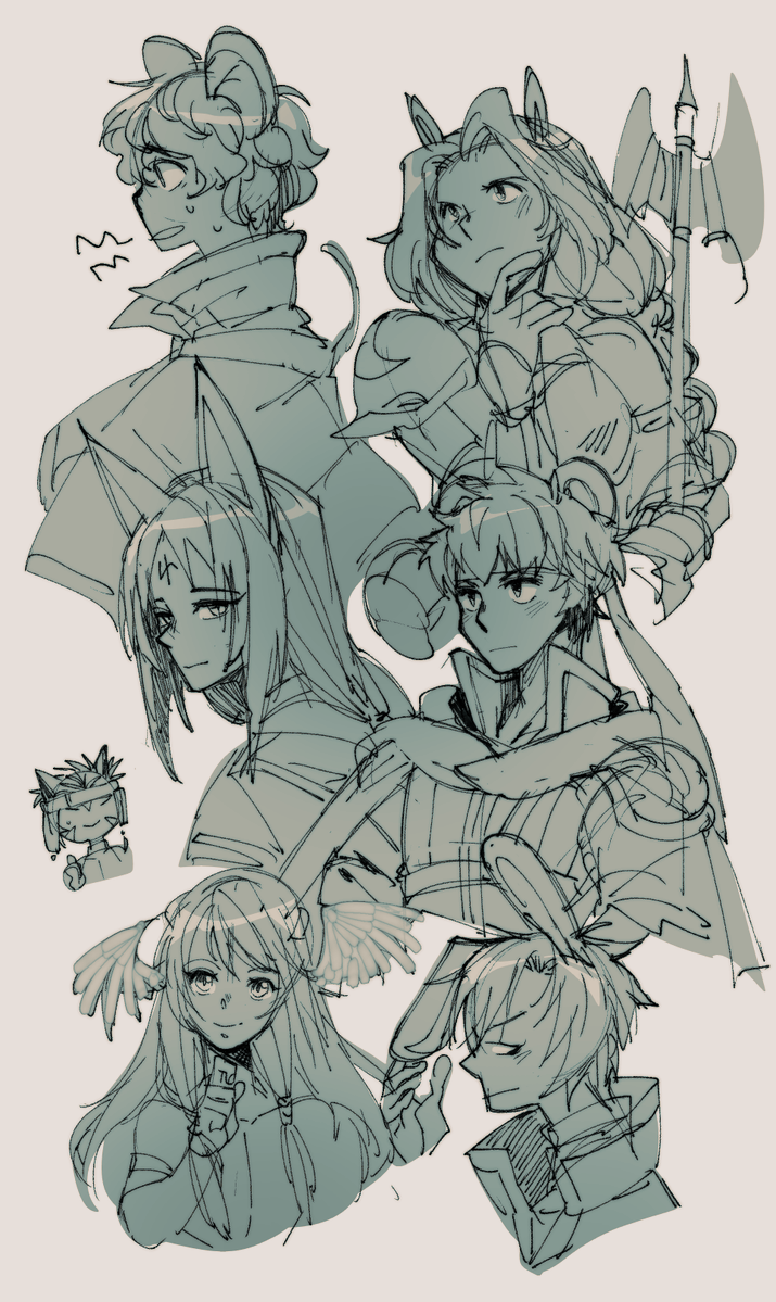 sagedcharm's tweet photo. Some Tellius x Shadows characters https://t.co/qBvnY1SK4e