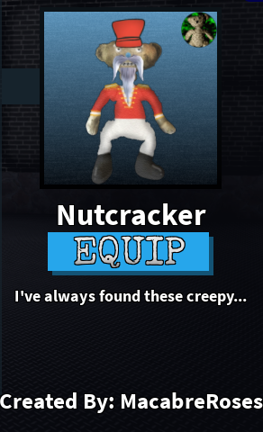 BearAlphaLeaker's tweet photo. The removed "Nutcracker(Classic)" skin from BEAR (Alpha), the reason to it being fully removed is currently unknown.
#BearAlpha https://t.co/1gUnfJUfyf