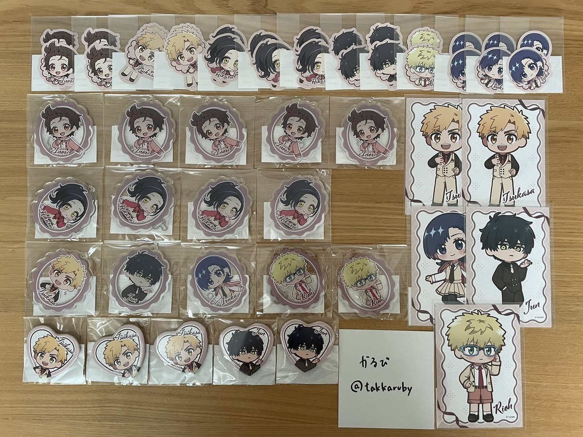 takkaruby's tweet photo. 【交換】メダリスト ワン！だふるくじ メダリスト展 魔法使い カラオケの鉄人 カラ鉄 amo cafe アモカフェ amo crepe アモクレープ オンリーショップ

譲　画像1〜4枚目のもの
求　画像5枚目のもの

推しパシャレア夜鷹はまとめて交換してくださる方のみ。
検索からでもお気軽にお声掛け下さい。 https://t.co/ZU1O1G4QFb