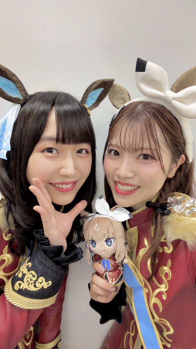 kaori_staff_'s tweet photo. ラヴズオンリーユー役 久保田未夢ちゃん🩶
グランアレグリア役 夏目妃菜 ちゃん♥️
デアリングタクト役 羊宮妃那ちゃん🩵

夏織

#ウマ娘7th東京D1 #ウマ娘 https://t.co/1UJFwYMu1A