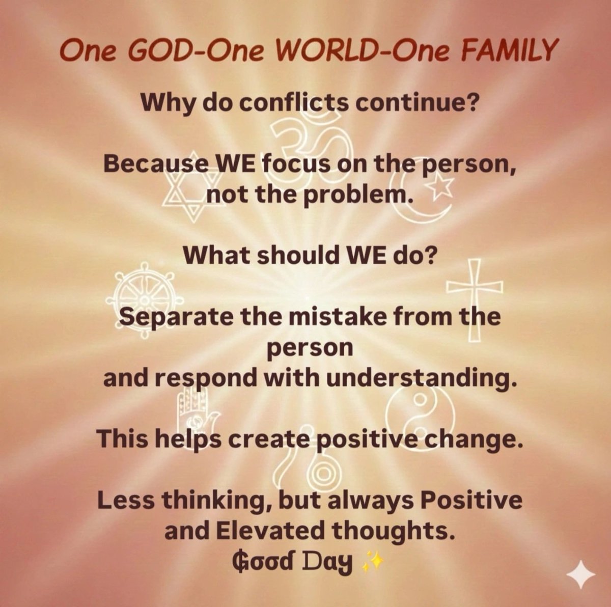 dilippoddar's tweet photo. #onegod #positivethinking #spritualıty #brahmakumaris #elevatedthinking #God #oneworld #onefamily #positivemessages https://t.co/RKDAzWiSZ3