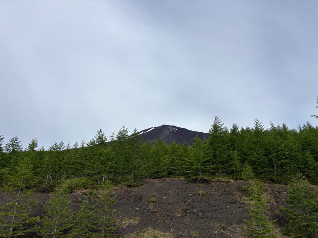 doboku_shizuoka's tweet photo. 富士山登山道の須走ルートは7月1日(水)9:00に冬季閉鎖を解除します

須走ルートは、県道足柄停車場富士公園線という県道のため、私どもで管理しており、解除に先立って残雪状況などを確認するパトロールを本日実施しております https://t.co/0QNpEXJNeu
