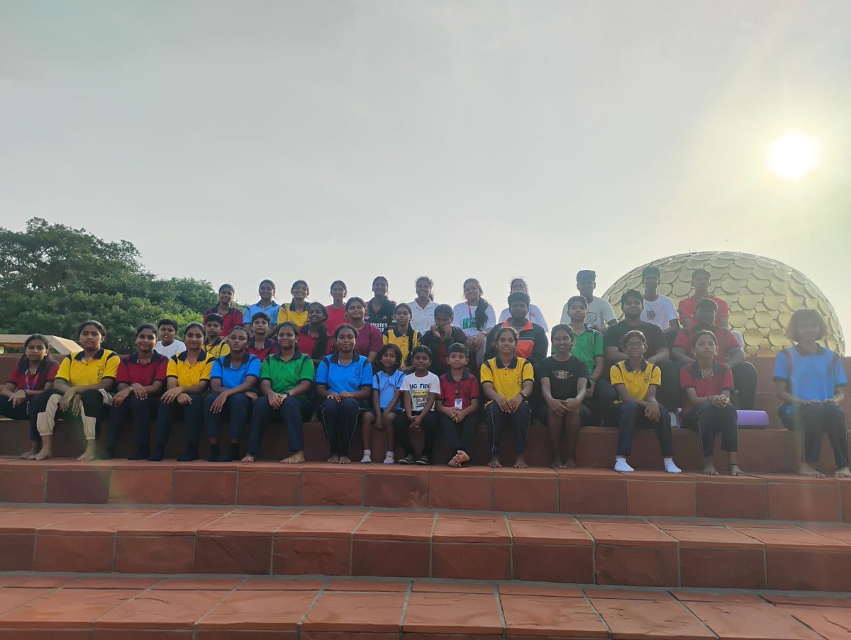 study_ecole's tweet photo. 🧘‍♀️ International Yoga Day 2026 🧘‍♂️Proud to share that 53 students of The Study L'Ecole Internationale participated in the International Yoga Day Celebration at Rock Beach, while 35 students actively took part in the event organized by the Auroville Foundation. https://t.co/QYVBtsUcl2