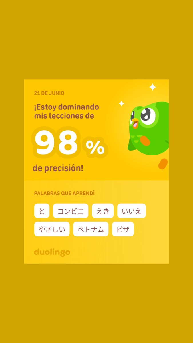 NinetyAbe's tweet photo. @duolingo Gracias por darme buenos momentos de ocio y pasatiempo. https://t.co/G5DVn9sIDN