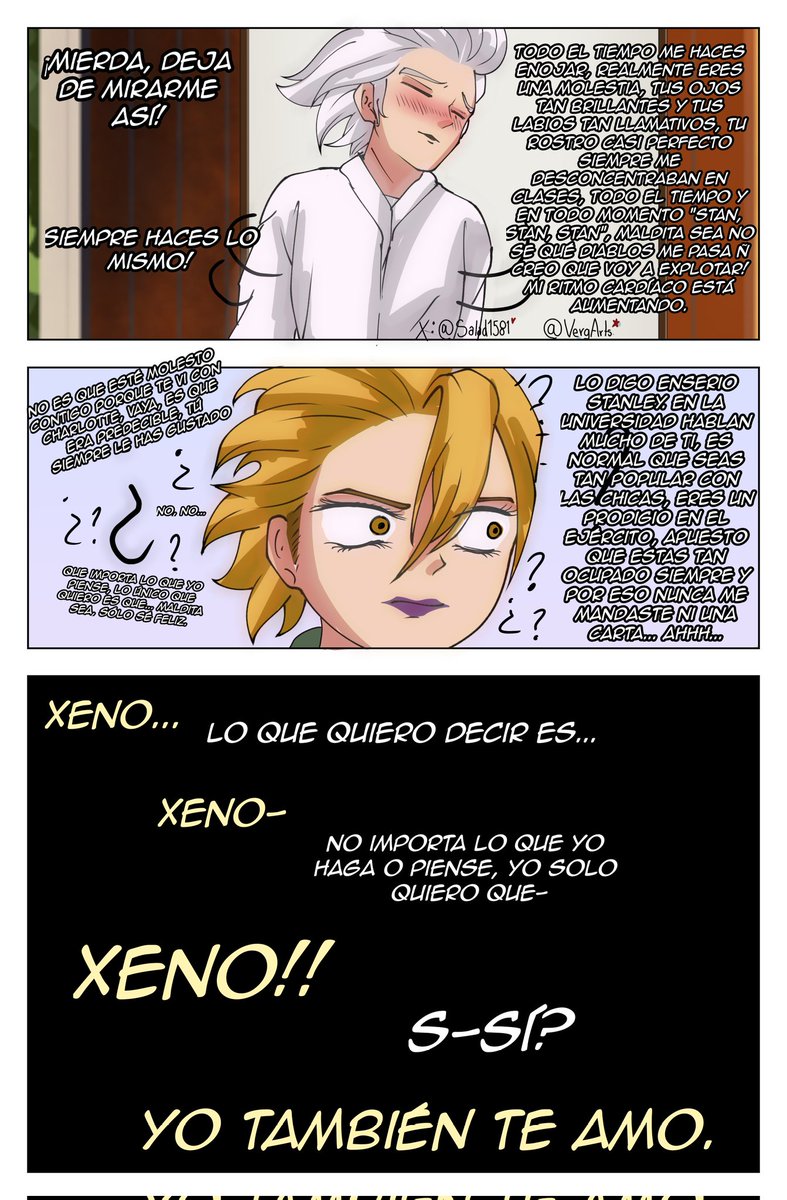 salad1581's tweet photo. Parte 3 #stanxeno #drstone  #STANXENO https://t.co/6Xa3985ZSJ