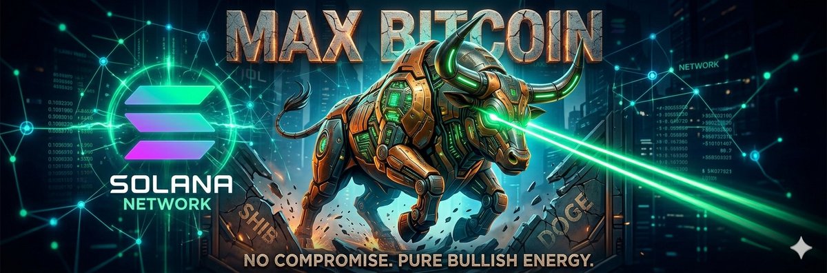 MaxBitcoinSol's tweet photo. THE TIME HAS COME. ๐๐ฅ
โ$MAXBTC is LIVE on Solana. No fractions, no compromise. Pure maximalist energy.
โContract Address:
2mzqMhShWKobxdoQQ1b8YfNcER9LLoZWGn3WufGUpump
โBuy here: https://t.co/QOyUw4Dhh6
โ#Solana #MAXBTC #Crypto #Memecoin https://t.co/RHkWujOcUO