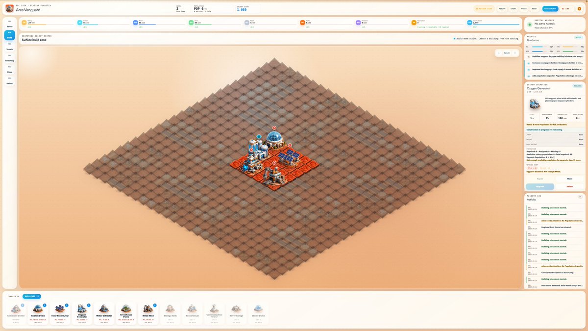 RedFrontier_'s tweet photo. small colony.

big planet.

endless possibilities.

just a glimpse of what we’re building.

coming soon.

🪐 https://t.co/8h5ZeJDDiT