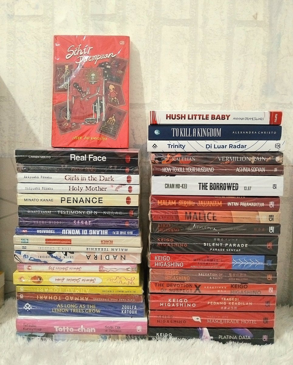 merahnyanona's tweet photo. ❗️WTS, HELP RT❗️

▪︎ Preloved Books | Pricelist on reply

📕 All original, no tipu tipu.
🍊 by oyen
📦 Cilegon, Banten.
✅️ Bisa cod &amp; keep sampai 7.7
⚠️ Usahakan split pay

No hit &amp; run please! detail condi bisa langsung ketuk dm yaa. https://t.co/3pP18ZPr65